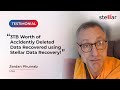3TB Worth of Accidently Deleted Data Recovered using Stellar Data Recovery!