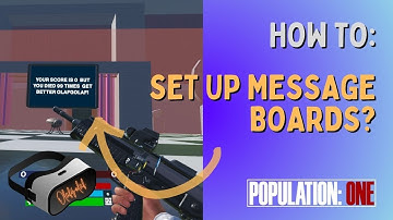 How to set up message boards in Population: One (with and without the advanced editor)