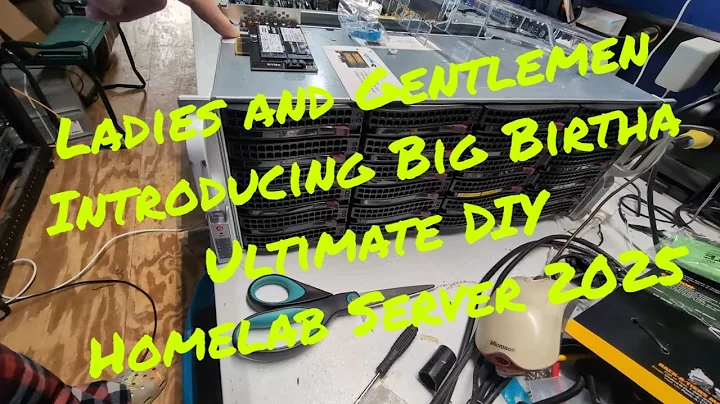 Ladies and Gentlemen - introducing Big Birtha - Ultimate DIY Homelab Server 2025