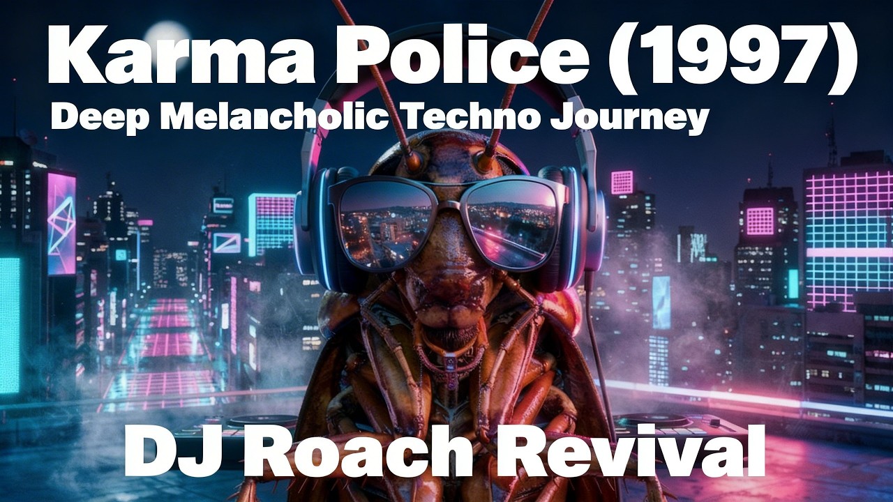 Karma Police (1997) – Deep Melodic Techno Remix | DJ Roach Revival
