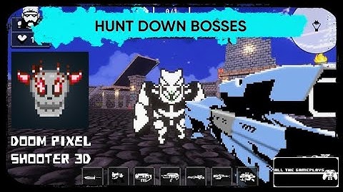 Doom pixel shooter 3D (ATG) Android, iOS Gameplay