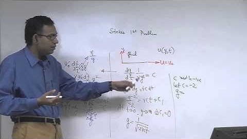 Mod-01 Lec-14 Some Examples of Unsteady Flows