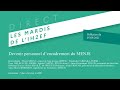 Mardis de lih2ef   devenir personnel dencadrement du menjs