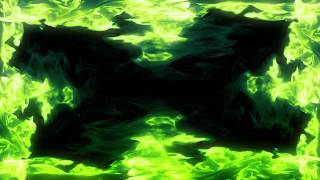 Green Fire Background Loop 4K🔥 Neon Flames Frame Video Effect screenshot 3