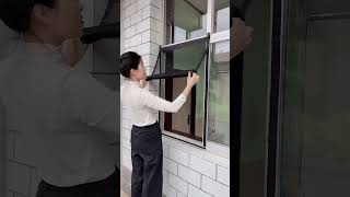 Window Screen Insulation Film Replace your window screens with this no-drill mosquito net!
