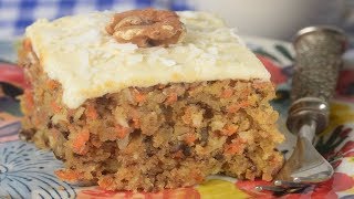 Carrot Sheet Cake Recipe Demonstration  Joyofbaking.com