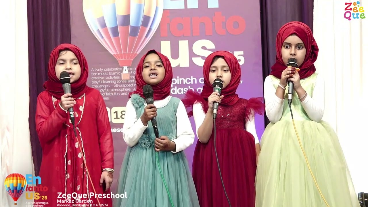 Ya shabaabi thaaala by UZQ kids.. Enfantous'25, ZeeQue Preschool,Poonoor.