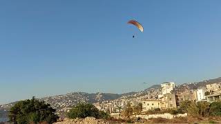 Paragliding in lebanon jounieh fun  lebanom beirut blessing activities family view beauty