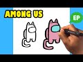 How to Draw Among Us - Cat Crewmate - Easy Pictures to Draw
