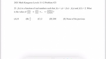 2021 Math Kangaroo Levels 11-12 Problem #23