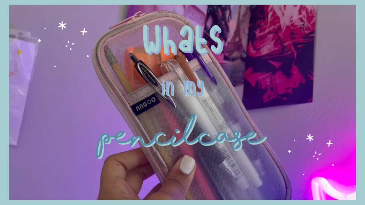 Whats in my pencil case Back to school! YouTube
