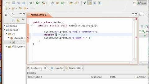 java tutorial - 2 - Variables - تعلم البرمجة بلغة جافا