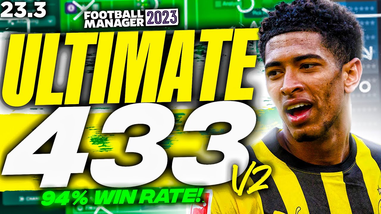 The ULTIMATE 4-3-3 V.2 (94% Win Rate) FM23 Tactics! - Football