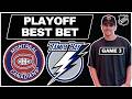 Lightning vs Canadiens 4/24/2026 NHL Playoff Best Bet - NHL Picks and Predictions - Nick Menken