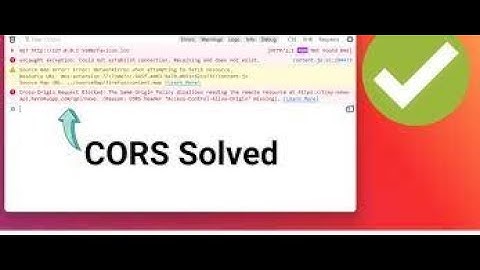 What are CORS Errors and how to solve them?