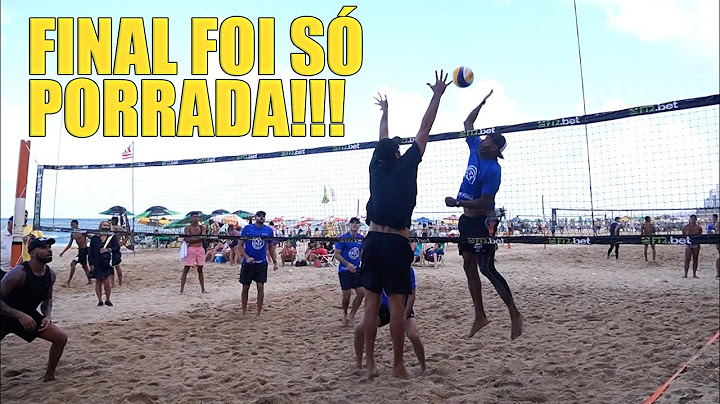 O MELHOR JOGO DO CAMPEONATO! A GRANDE FINAL! #voleidepraia #volei4x4 #voleibol