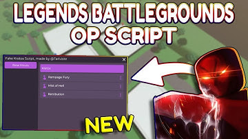 *NEW* Legends Battlegrounds OP Script (PASTEBIN) 2025