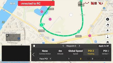 Create DJI Waypoints Mission on DJI RC2 Without the Drone Connected!