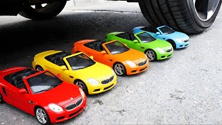 Crushing Experiments Video! &Car vs Crunchy Color Giant Sodas Balloons Bottles & Soft Things By Car screenshot 3