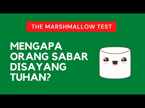 Video: Bagaimana tes marshmallow diberikan?