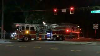 Seminole county fire department REORGANIZED engine 12, tower 12 and battalion 1 responding 12/11/25