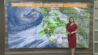 Northern California hit by bomb cyclone and atmospheric river