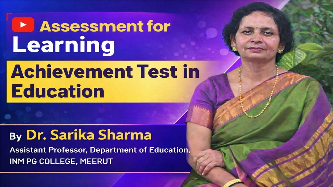 Lecture on Achievement Test in Education