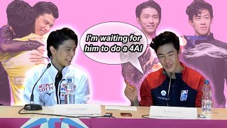 Nathan Chen is waiting to see Yuzuru Hanyu do a Quad Axel