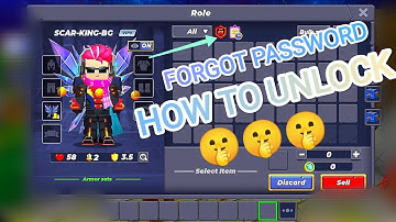 Forgot inventory lock #SKYBLOCK # BLOCKMAN GO