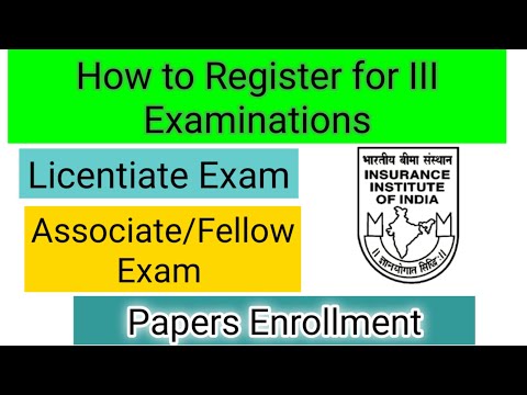 III Exam Registration | Paper Enrollment | Licentiate/Associate/Fellow | Help Manual