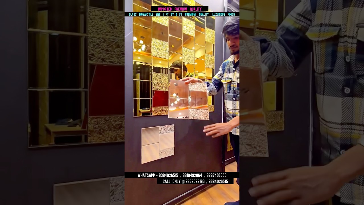 Glass Mosaic Tile | Glass Tile | Imported Premium Quality 