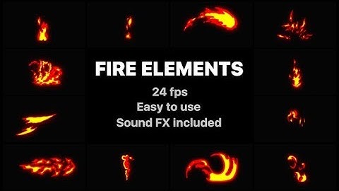 Flash FX Fire Elemens (After Effects template)
