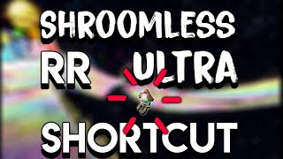 [MKWii TAS] NEW Shroomless Rainbow Road Ultra Shortcut