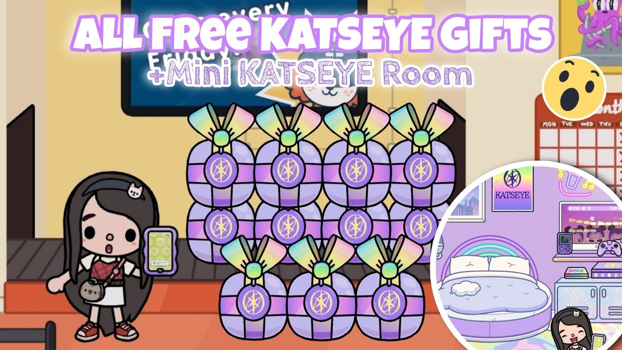 Toca Boca x KATSEYE Collaboration ALL FREE GIFTS + Mini KATSEYE Room