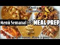 MEAL PREP 18 Menú Semanal/ CAÑITAS de CHOCOLATE/ lasaña / FÁCIL y ECONÓMICO/ Maricienta