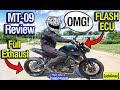 Yamaha MT09 ECU Flash + FULL Exhaust Review (EPIC Power) | Dynojet Power Vision 3 Review