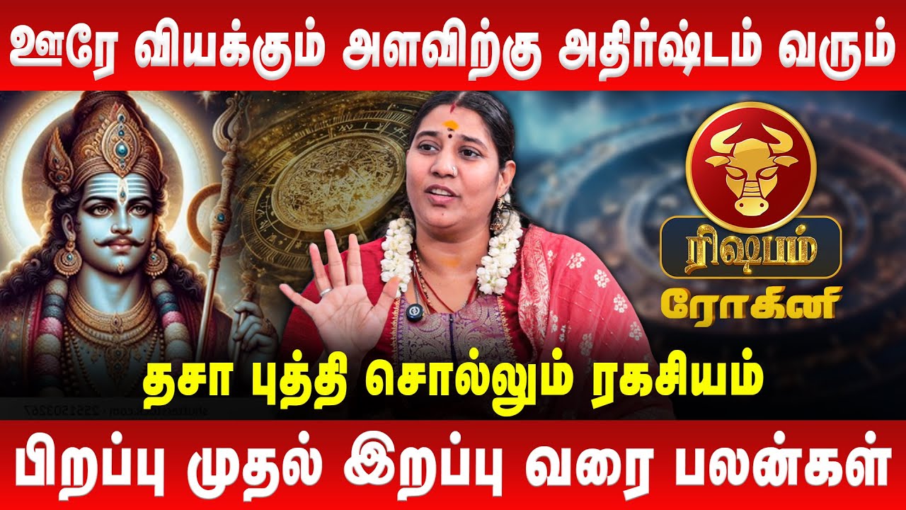 ரோகிணி - ஊரே வியக்கும் அளவிற்கு அதிர்ஷ்டம் | Rishabham | Rohini | Vidhya Karthik | Retro Aanmeegam