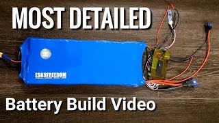 A very, very detailed video on how I built my battery pack for electric skateboard.