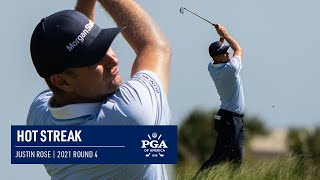 Justin Rose Goes 5-UNDER Through 7 | 2021 PGA Championship Round 4 | Hotstreak