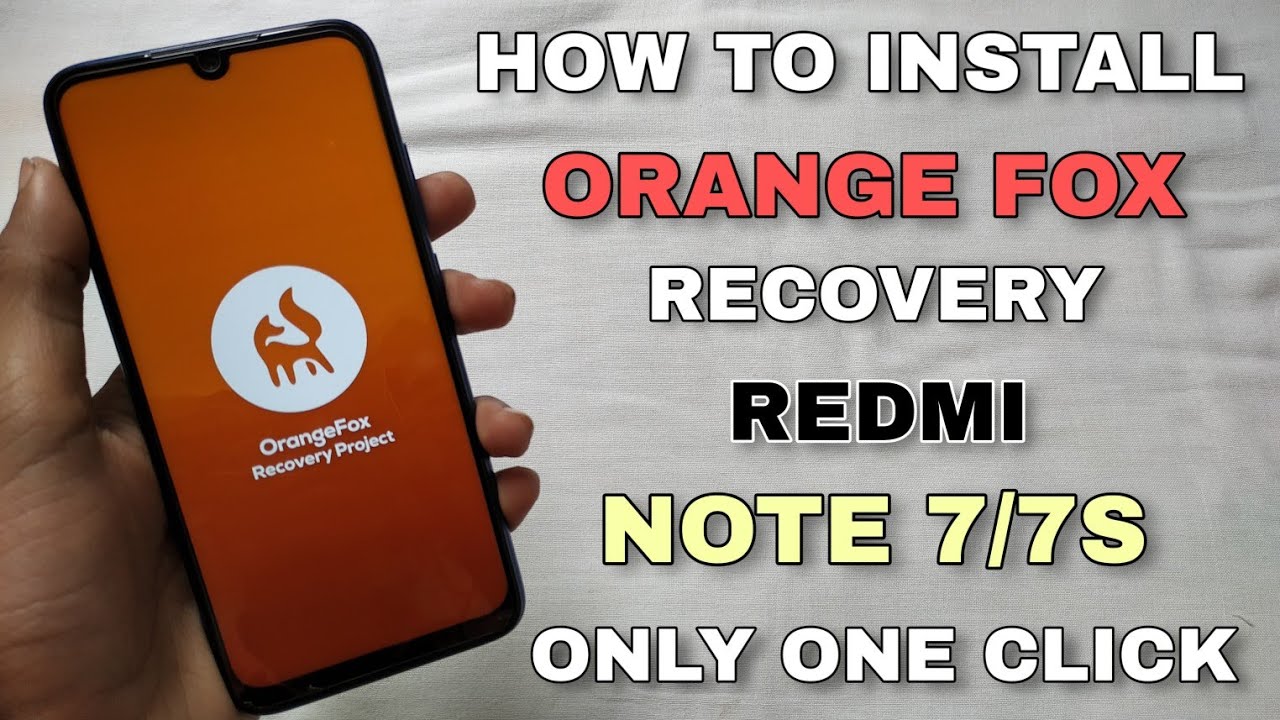 Orange Fox Redmi Note 7