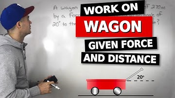 MCV4U - Work in Joules Done on Wagon - Applications of Vectors (Test 2)