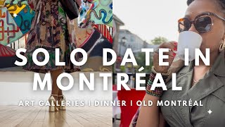 TRAVEL VLOG Travel Hack | Alone in Montreal | Art Galleries | Old Montreal Tour | Solo Traveler