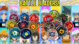 Beyblade Battle Bladers (IN REAL LIFE vs ANIME!!) INSANE Metal Fusion Battles!