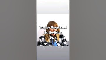 Taylor Once Said Ft. Swifties (Part 4) #taylorswift #fyp #shorts