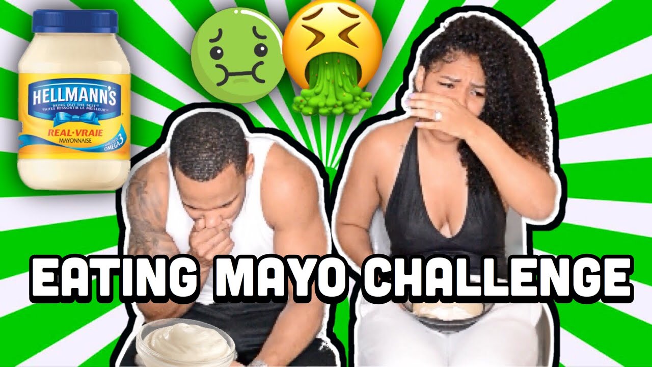 Eating Mayo Challenge! I ALMOST THREW UP IN HIS M..... - YouTube