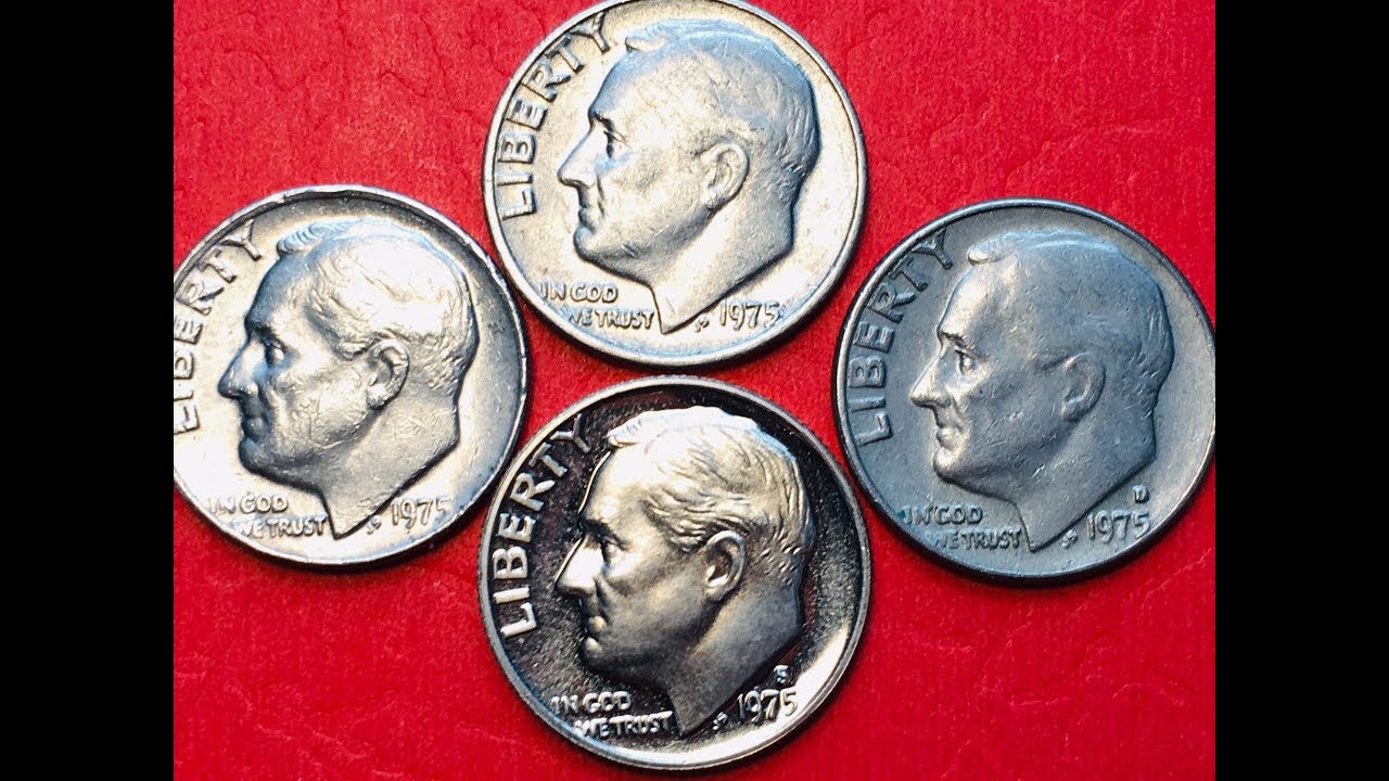 Us 1975 S-Less Dimes - $346,000 For One Sold In 2011