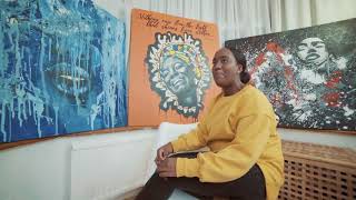 Genique (Behind the process: DEAR DIARY ART EXHIBITION)