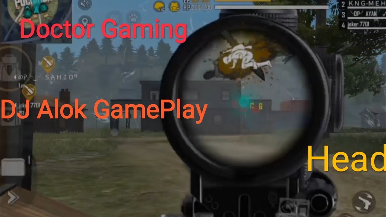 Clash Squad Headshot moment by Dj Alok Doctor Gaming Garena Free Fire India @total gaming