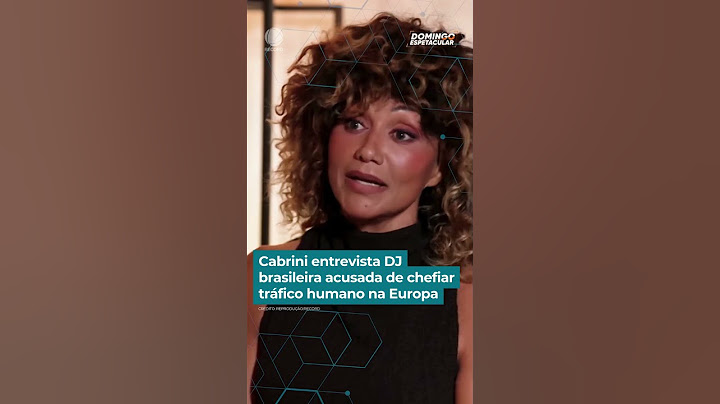 Cabrini entrevista DJ brasileira acusada de chefiar tráfico humano na Europa | #DomingoEspetacular