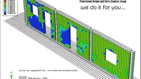 Cracking in masonry infilled steel frames with openings in ABAQUS